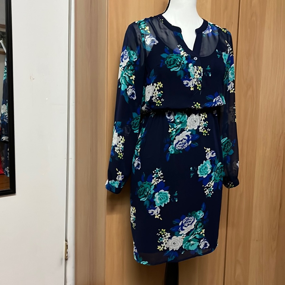 florals fully lined dress